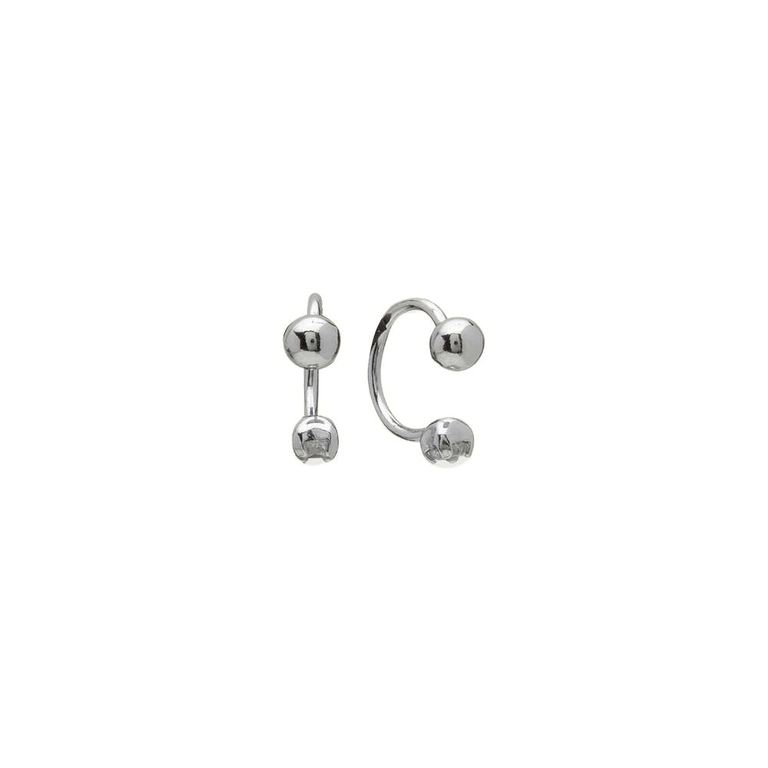 Piercing para Orelha Chavezinha com Zircônias em Prata 925