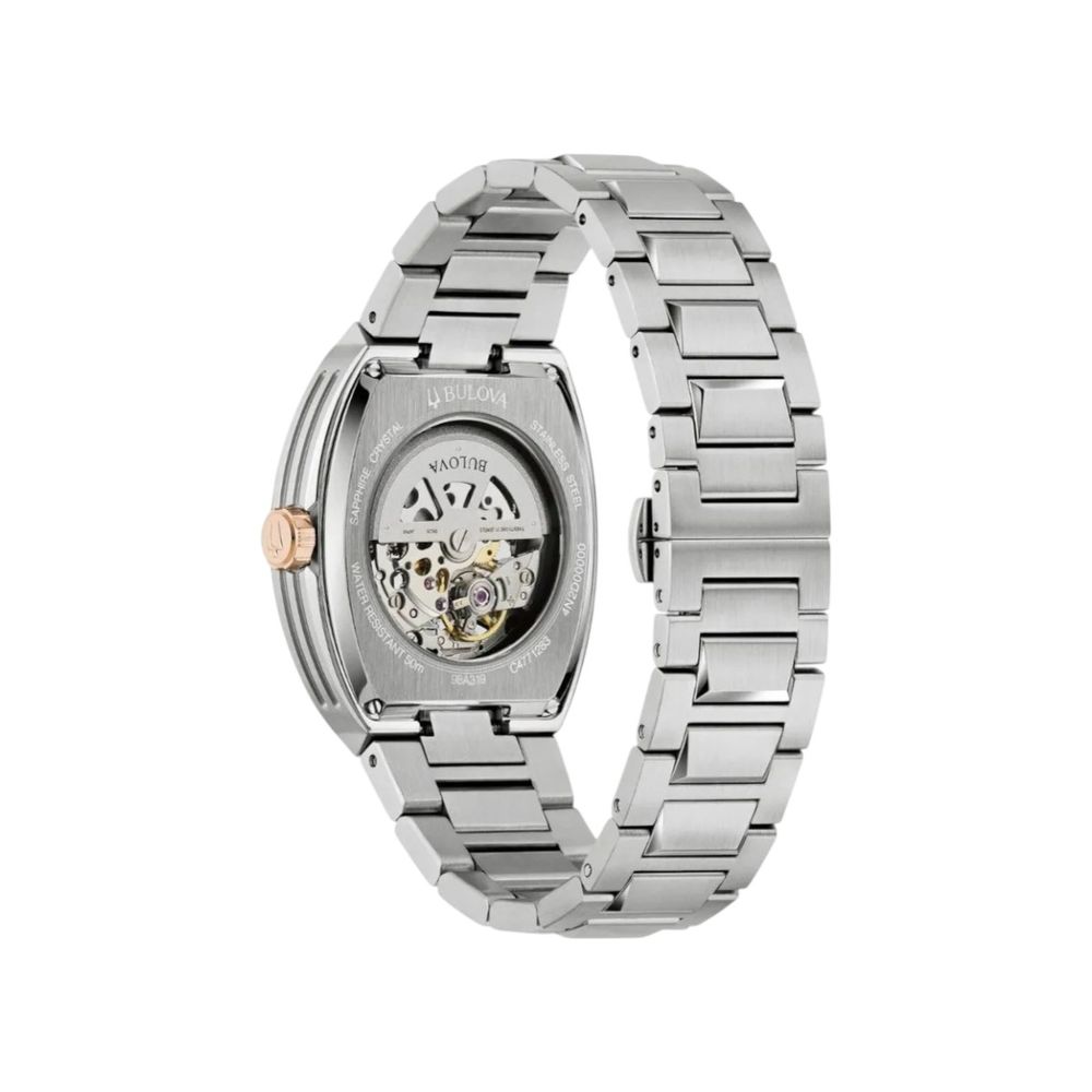 Relógio Bulova Semi Skeleton Automático Masculino 98A319n tfcsa6